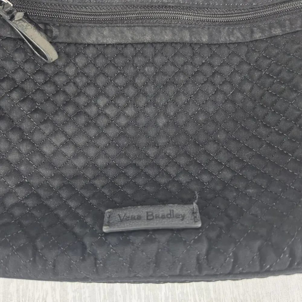 Vera Bradley On The Go Womens Crossbody Bag Black